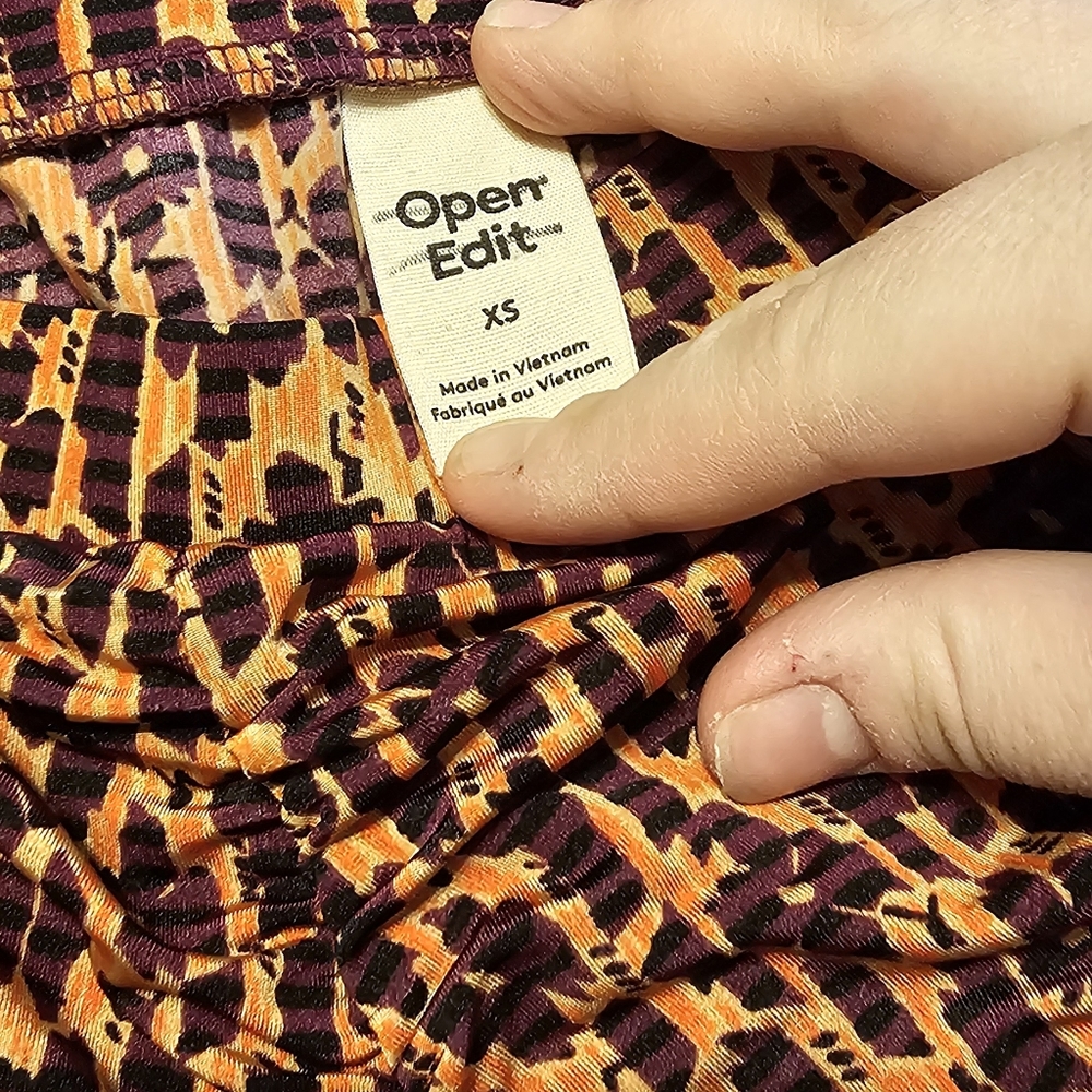 Open edit midi skirt